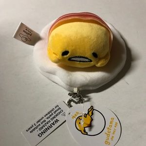 Gudetama Bacon Blanket Plush Key Chain